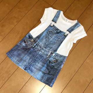 エイチアンドエム(H&M)のサイズ 85＊トロンプルイユワンピース・チュニック＊H&M(ワンピース)