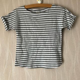 ボボチョース(bobo chose)のGRAY LABEL ボーダー Tシャツ 2-3y(Tシャツ/カットソー)