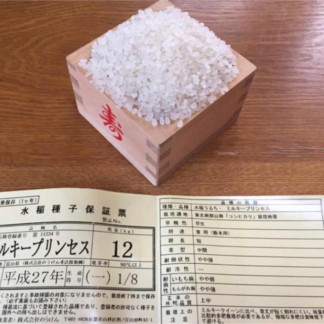 米/穀物棚田のミルキープリンセス 減農薬20kg 送料・精米サービス