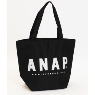 アナップ(ANAP)の♪新品　ANAPロゴ保冷トートバッグM　ブラック♪(トートバッグ)