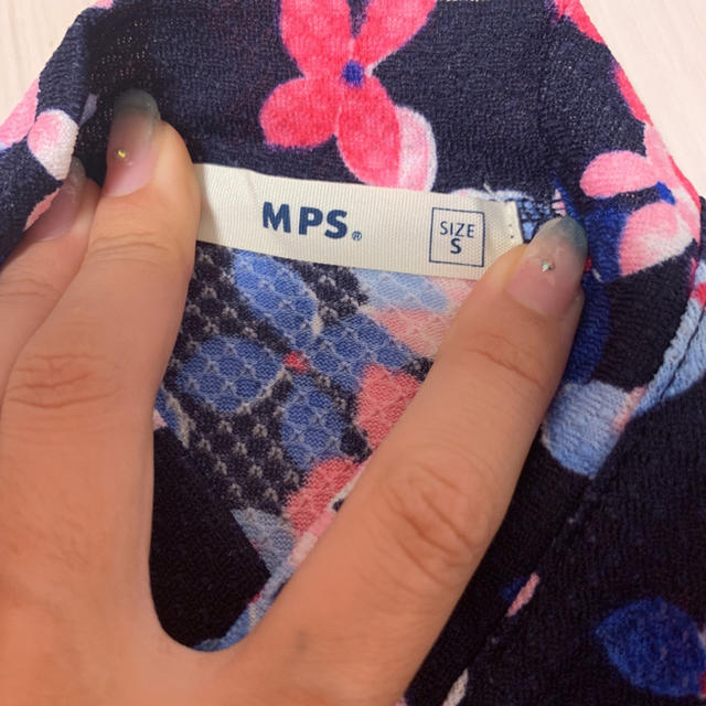 MPS(エムピーエス)のMPS 浴衣ワンピース 女の子 ライトオン キッズ/ベビー/マタニティのキッズ服女の子用(90cm~)(甚平/浴衣)の商品写真