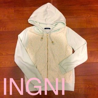 イング(INGNI)のINGNIレースパーカー(パーカー)