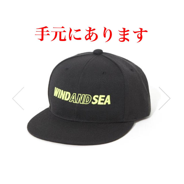 wind and seaキャップ　BLACK