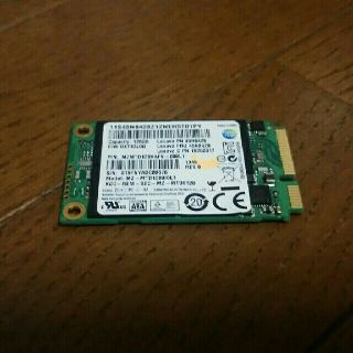 サムスン(SAMSUNG)のSUMSUNG mSATA SSD 128GB(PCパーツ)