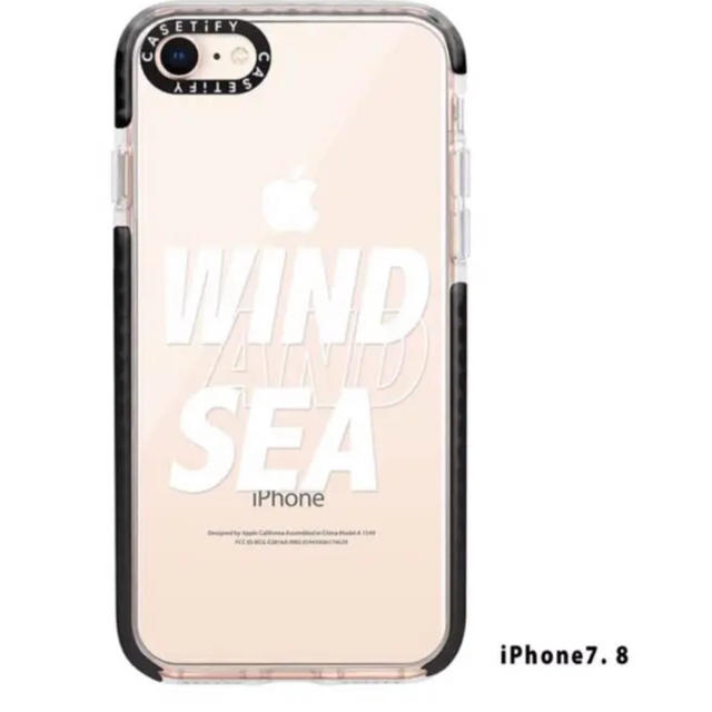 iPhone(アイフォーン)のWIND SEA iPhone7.8 ケース クリアケース スマホ/家電/カメラのスマホアクセサリー(iPhoneケース)の商品写真