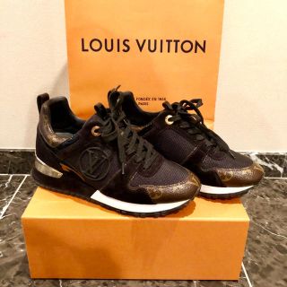 ルイヴィトン(LOUIS VUITTON)のLOUIS VUITTON 美品スニーカー(スエードカーフレザー)35cm(スニーカー)