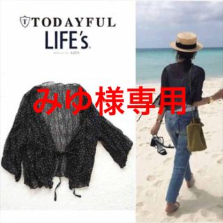 トゥデイフル(TODAYFUL)のTODAYFUL chiffon dot blouse(シャツ/ブラウス(半袖/袖なし))