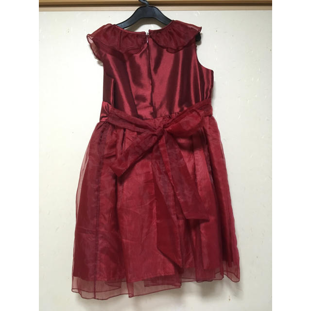 Catherine Cottage(キャサリンコテージ)のYOU☆様専用　赤ドレス 130 キッズ/ベビー/マタニティのキッズ服女の子用(90cm~)(ドレス/フォーマル)の商品写真