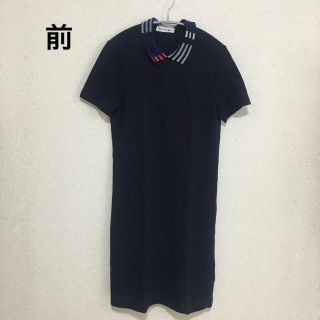 ラコステ(LACOSTE)のLACOSTE ポロシャツワンピース(ミニワンピース)