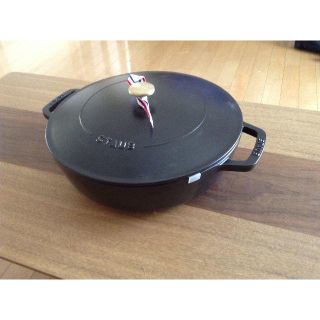 ストウブ(STAUB)のブレイザーソテーパン 28cm ブラック(鍋/フライパン)