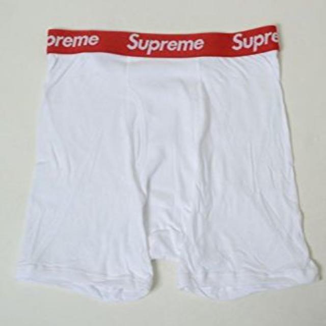 Supreme(シュプリーム)のSupreme×Hanes コラボ　ボクサーブリーフ　白 メンズのアンダーウェア(ボクサーパンツ)の商品写真