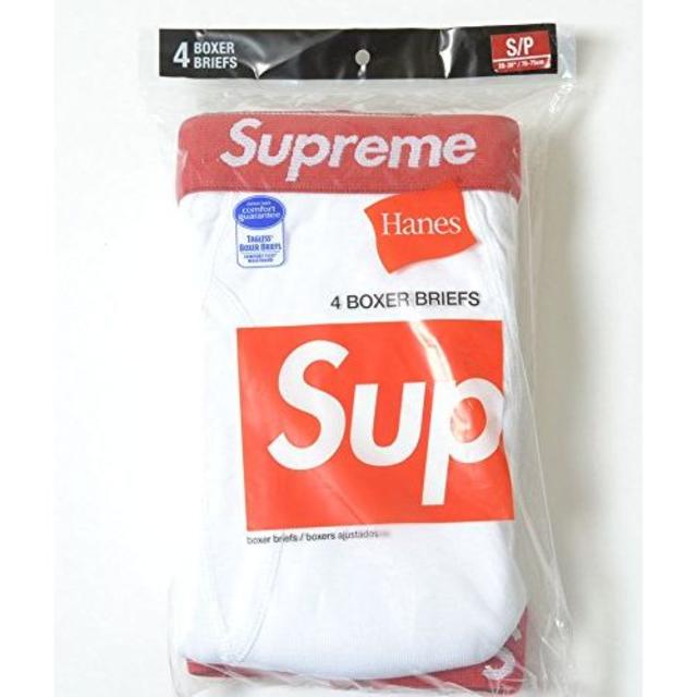 Supreme(シュプリーム)のSupreme×Hanes コラボ　ボクサーブリーフ　白 メンズのアンダーウェア(ボクサーパンツ)の商品写真