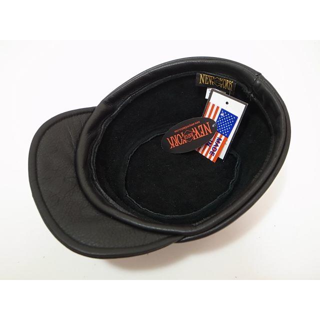 New York Hat ニューヨークハットlamba Worker革製ワークキャップ黒l Xlの通販 By Cl S Shop ニューヨークハットならラクマ