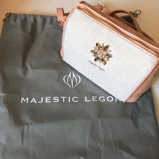 マジェスティックレゴン(MAJESTIC LEGON)のマジェスティックレゴン（バッグ＆ウォレット）のオリジナルビジューお財布ショルダー(ショルダーバッグ)