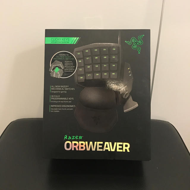 LAZER(レイザー)のRazer ORBWEAVER 2014 左手用キーパッド スマホ/家電/カメラのPC/タブレット(PC周辺機器)の商品写真