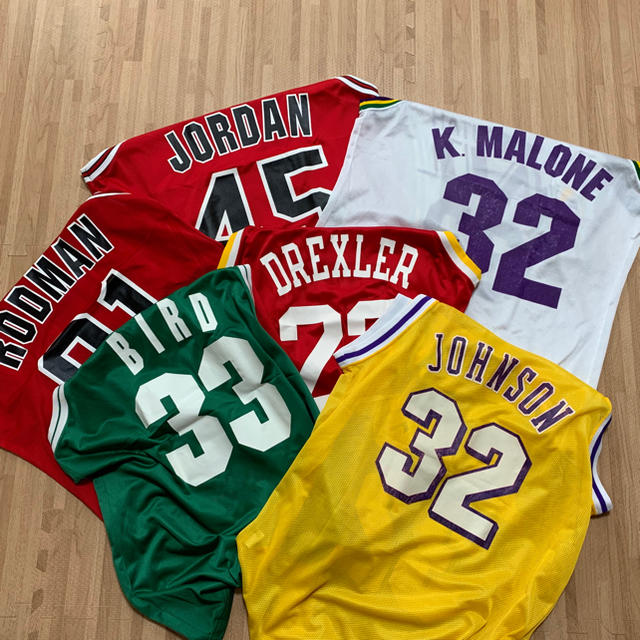 販売店舗限定 希少チャンピオン製NBAレプリカジャージ CELTICS ラリー