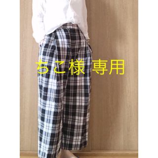 アーバンリサーチ(URBAN RESEARCH)の【URBAN RESEARCH】チェック ワイドパンツ(カジュアルパンツ)