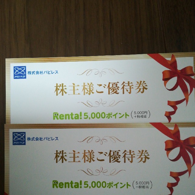 Renta 10000ポイント分チケット