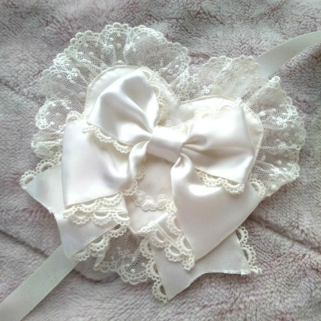Angelic Pretty - ♥Angelic Pretty♥ハートリボンヘッドドレス Angelic Pretty - ♥Angelic Pretty♥ハートリボンヘッドドレス