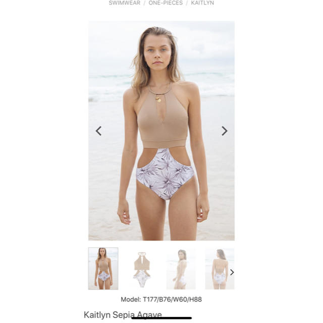 ALEXIA STAM(アリシアスタン)のアリシアスタン 新品未使用 完売品 アガベ Mサイズ 2019 レディースの水着/浴衣(水着)の商品写真