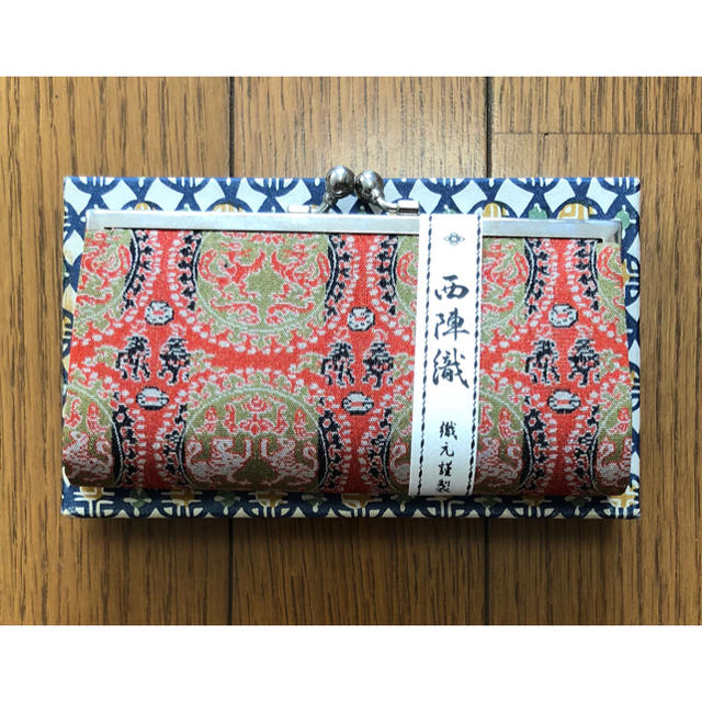 西陣(ニシジン)の西陣織 財布 がま口 御銭入れ 新品未使用 レディースのファッション小物(財布)の商品写真