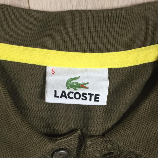 LACOSTE(ラコステ)のラコステ ポロシャツ サイズ5 メンズのトップス(ポロシャツ)の商品写真