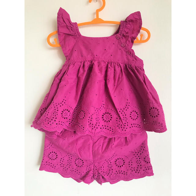 babyGAP(ベビーギャップ)のbaby GAP セットアップ 濃いピンク キッズ/ベビー/マタニティのベビー服(~85cm)(その他)の商品写真