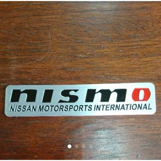 ニッサン(日産)のnismo ニスモ アルミメタルエンブレム 新品(その他)