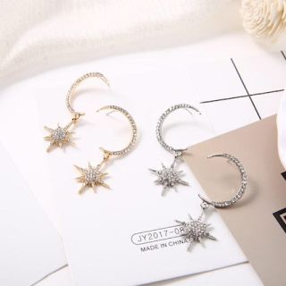 ザラ(ZARA)の【再販】🌙×🌟 ピアス(ピアス)