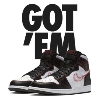 ナイキ(NIKE)のとど子専用 AIR JORDAN 1 DEFIANT 25.5×2(スニーカー)