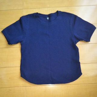 ユニクロ(UNIQLO)のUNIQLO　ワッフル　カットソー(カットソー(半袖/袖なし))