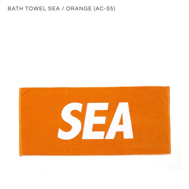 Ron Herman(ロンハーマン)のWIND AND SEA BATH TOWL SEA / ORANGE メンズのメンズ その他(その他)の商品写真