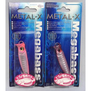 メガバス(Megabass)の2個セット METAL-X SLIDE WOBBLER 30g ヒラメ爆釣カラー(ルアー用品)