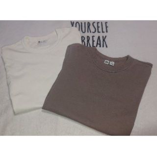 ユニクロ(UNIQLO)の2018SSユニクロユーTシャツ2枚セット✨(Tシャツ(半袖/袖なし))