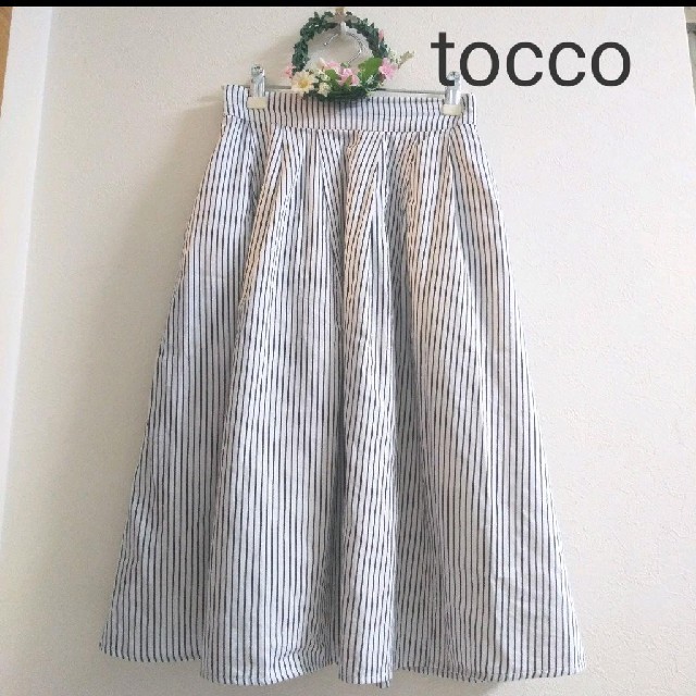 tocco(トッコ)のtocco*°♡ストライプスカートM レディースのスカート(ひざ丈スカート)の商品写真