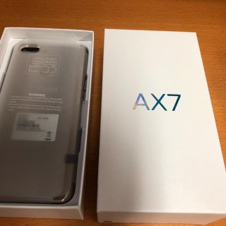 アンドロイド(ANDROID)のOPPO  AX7  ゴールド  そらまめ様専用(スマートフォン本体)