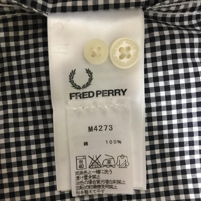 FRED PERRY(フレッドペリー)のFREDPERRY  チェックシャツ  XSサイズ メンズのトップス(シャツ)の商品写真