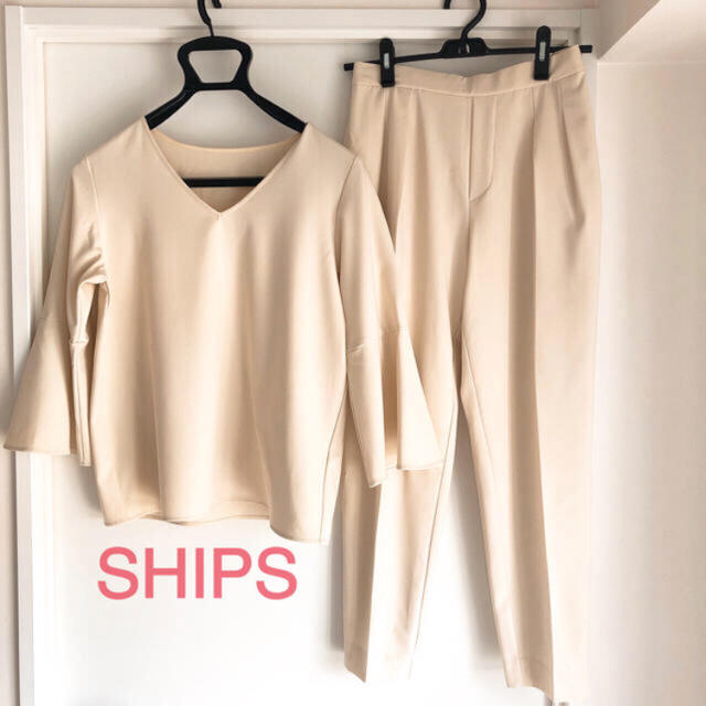 SHIPS(シップス)のSHIPS ブラウス パンツ セットアップ  レディースのレディース その他(セット/コーデ)の商品写真