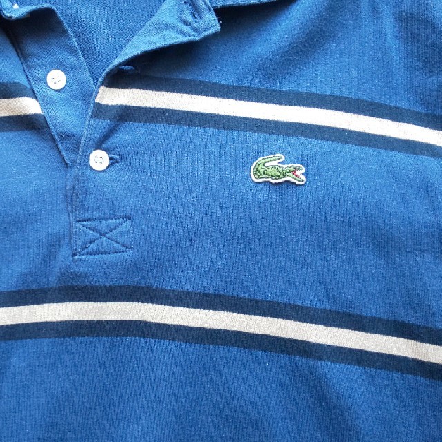 LACOSTE(ラコステ)のlacosteボーダーポロシャツ メンズのトップス(ポロシャツ)の商品写真