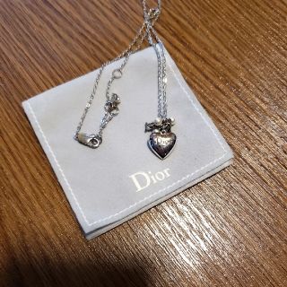 ディオール(Dior)のDior★パール★ハートネックレス(ネックレス)