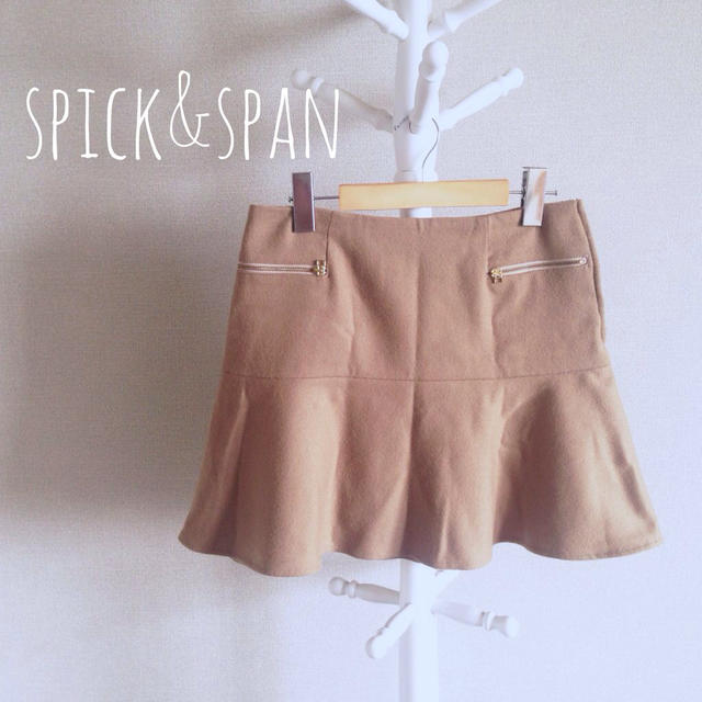 Spick & Span(スピックアンドスパン)のspick&span 裾フレアスカート レディースのスカート(ミニスカート)の商品写真