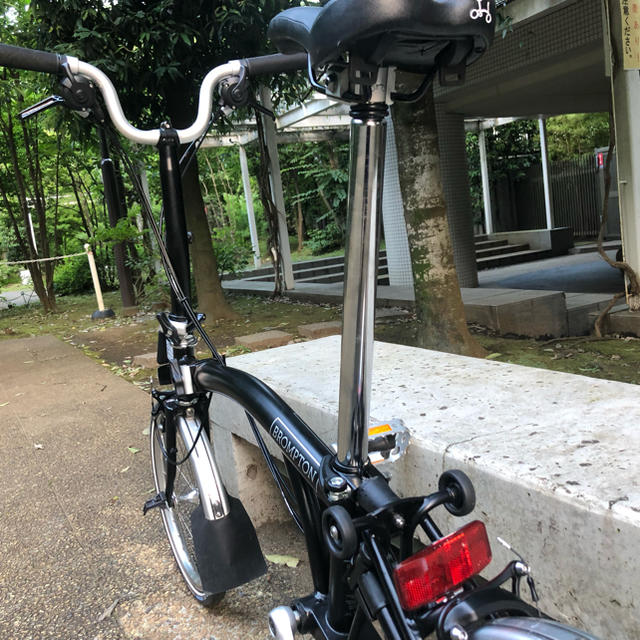 BROMPTON(ブロンプトン)の2018ブロンプトン M6L 超美品ブラック最上位モデル Brompton  スポーツ/アウトドアの自転車(自転車本体)の商品写真