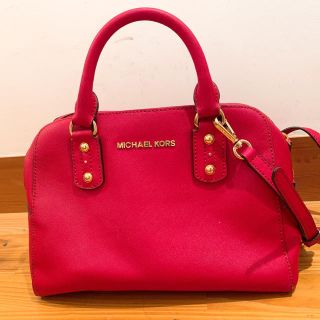 マイケルコース(Michael Kors)のMICHAEL KORS ☆バッグ☆ レッド(ハンドバッグ)