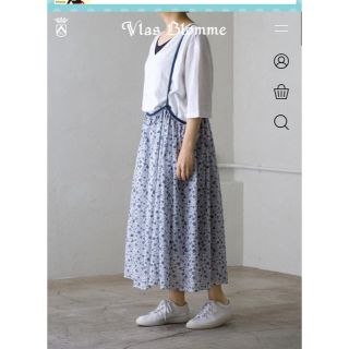 ネストローブ(nest Robe)のヴラスブラム  ハンギング  スカート タグ付き 新品(ロングスカート)