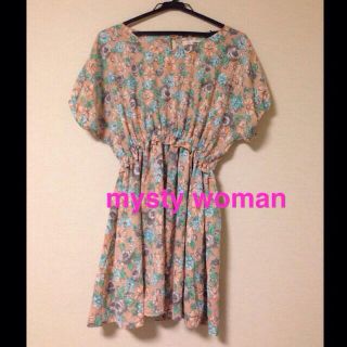 ミスティウーマン(mysty woman)の美品★mystywoman ワンピース(ミニワンピース)