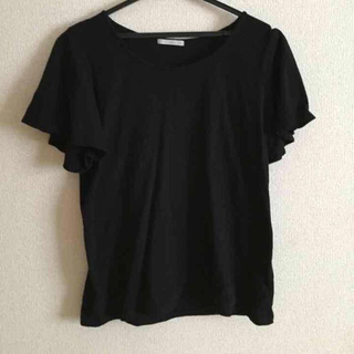 オペーク(OPAQUE)のフリル シンプルTシャツ 試着のみ(Tシャツ(半袖/袖なし))