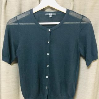 ユニクロ(UNIQLO)のメッシュカーディガン(カーディガン)