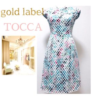 トッカ(TOCCA)のご専用✨TOCCA❀gold labelを象徴する豪華で贅沢なケミカルレース(ひざ丈ワンピース)