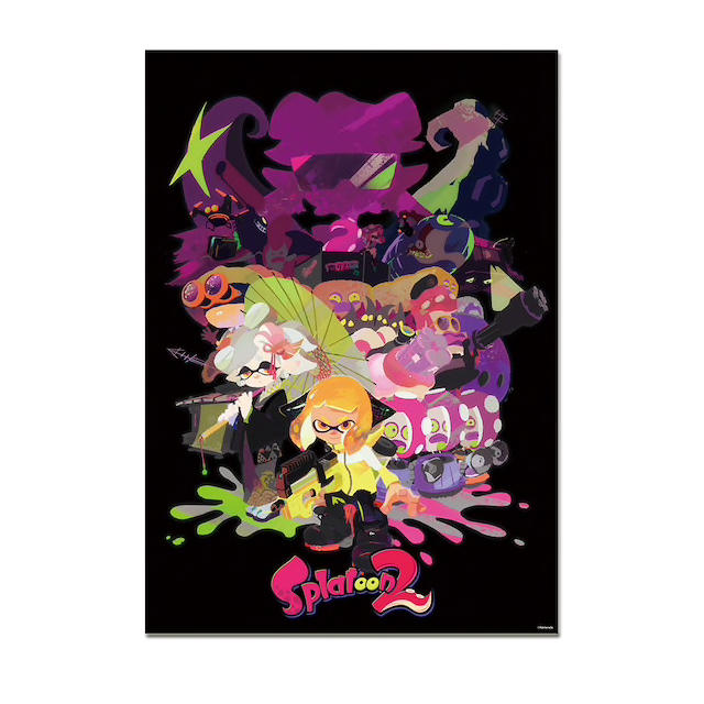 任天堂 - スプラトゥーン２ イカすB2ポスター(3種セット)【8月上旬以降 