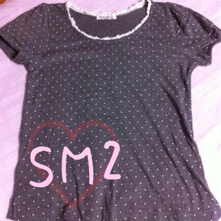 サマンサモスモス(SM2)のSM2 パフスリーブTシャツ＊°(Tシャツ(半袖/袖なし))